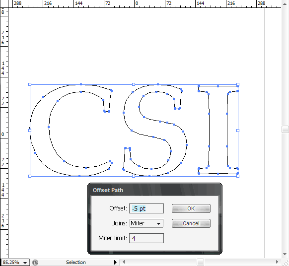 offset the outlines to create the inner bevel curve