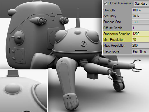 increase tee minimum and maximum settings