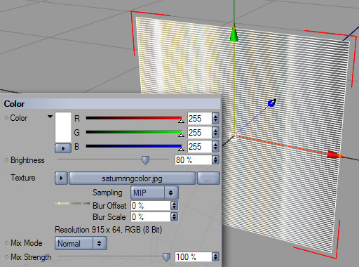 ring material setup