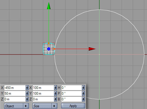 resposition the plane object relative to the disc